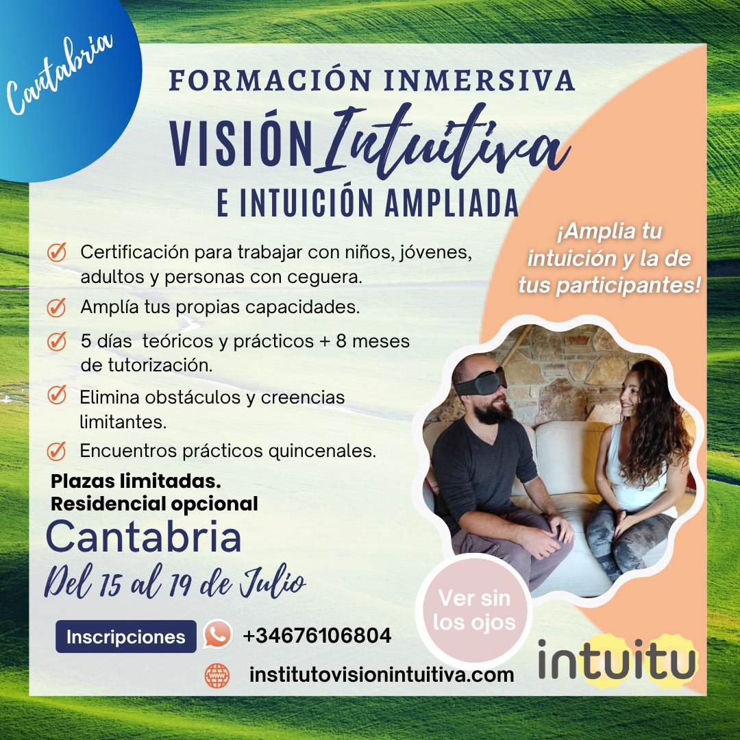Formación Visión Intuitiva — Cantabria, 15-19 julio 2026