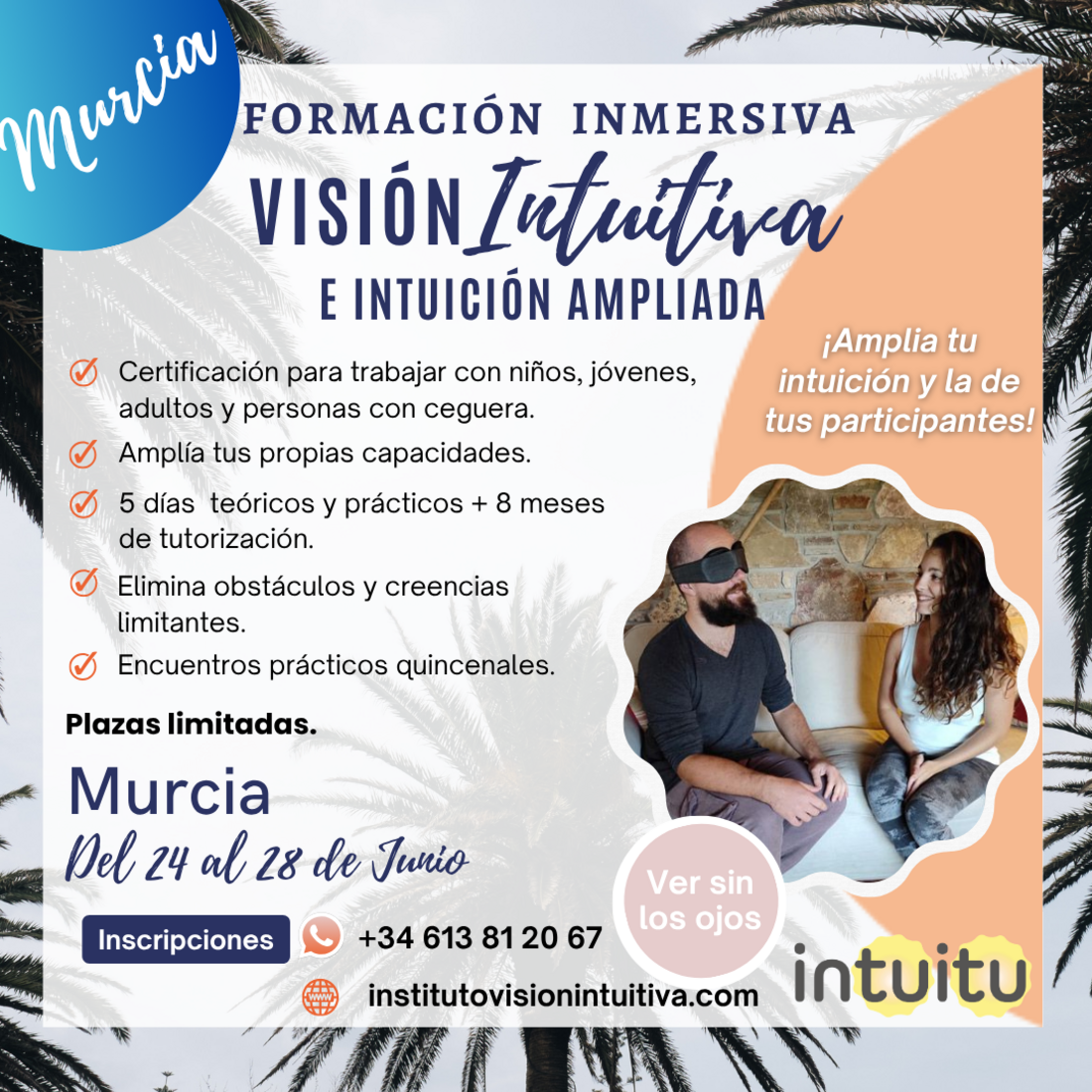 Formación Visión Intuitiva — Murcia, 24-28 junio 2026