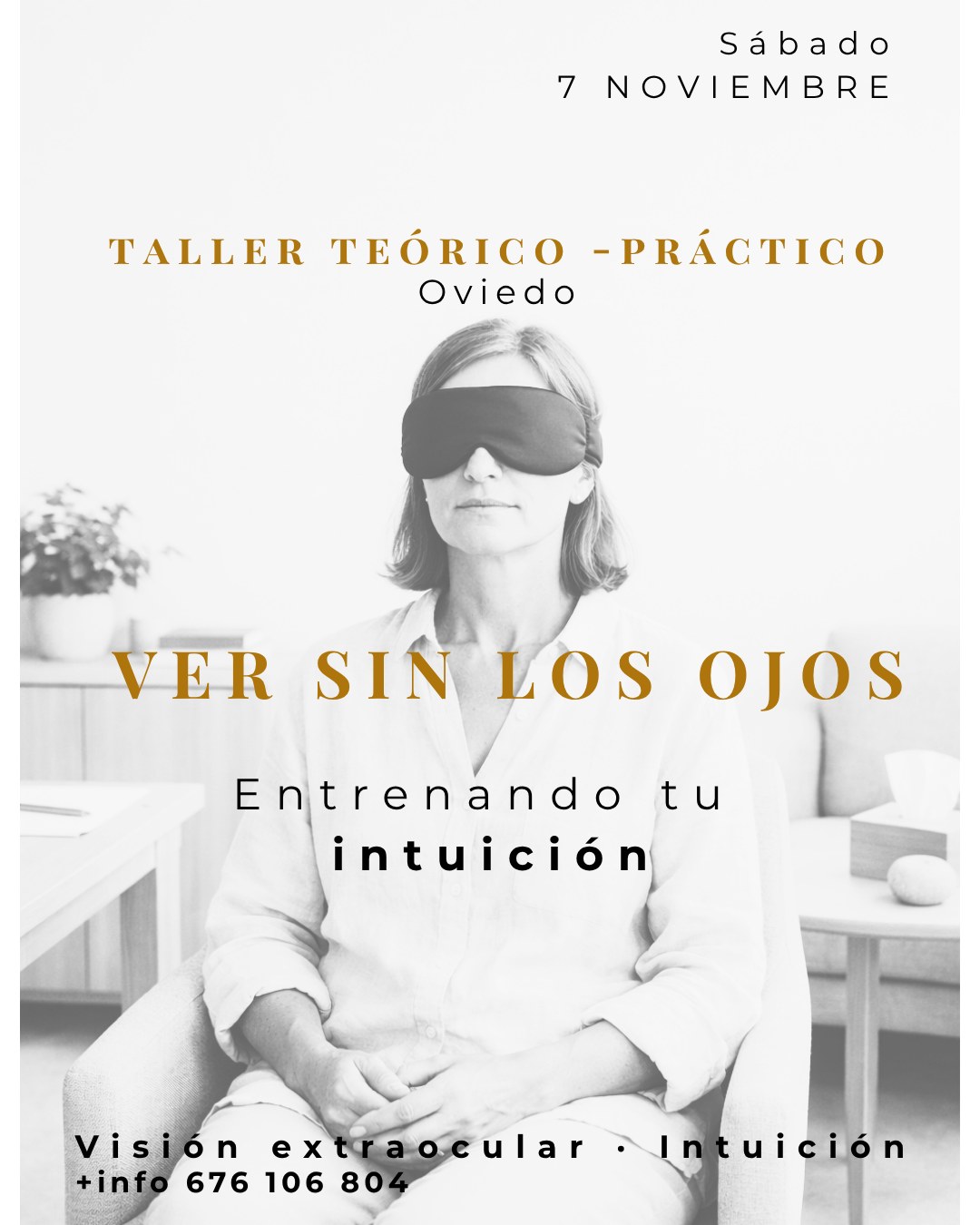 Taller Ver sin los ojos — Oviedo, 7 noviembre 2026