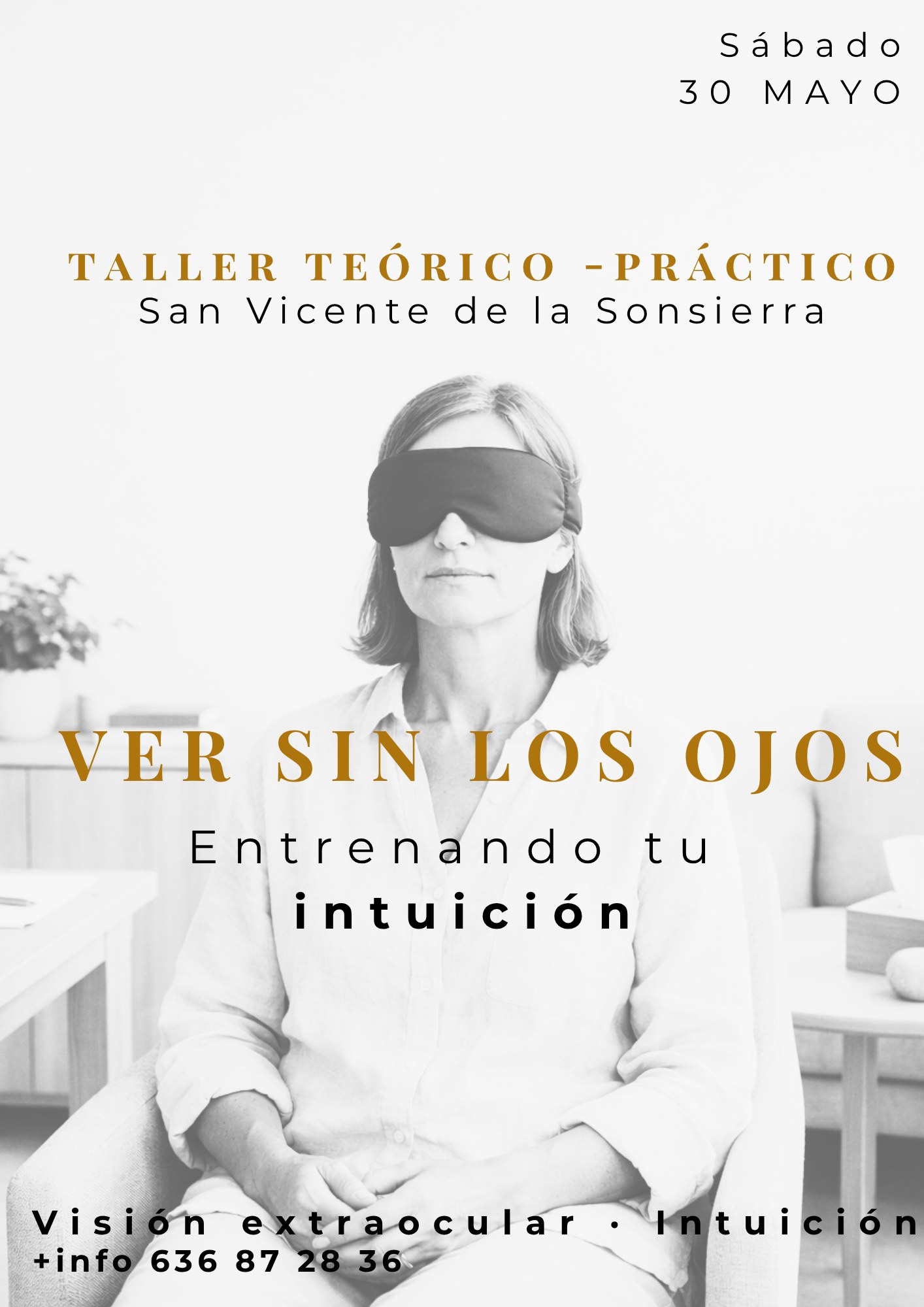 Taller Ver sin los ojos — San Vicente de la Sonsierra (La Rioja), 30 mayo 2026