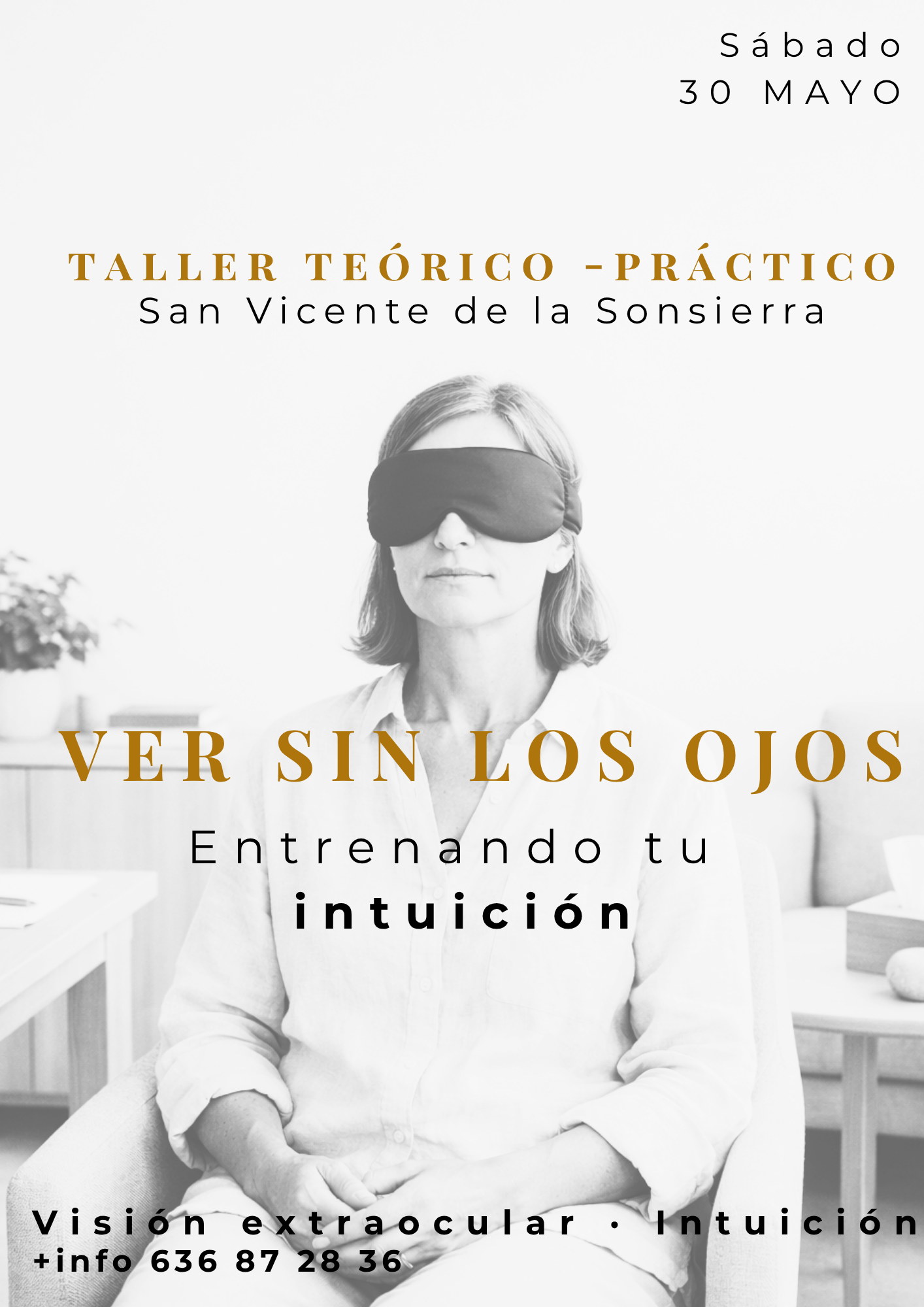 Taller Ver sin los ojos — San Vicente de la Sonsierra (La Rioja), 30 mayo 2026